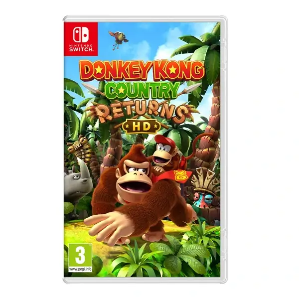 CD – Donkey Kong Counrty Returns HD – Jeu Nintendo Switch