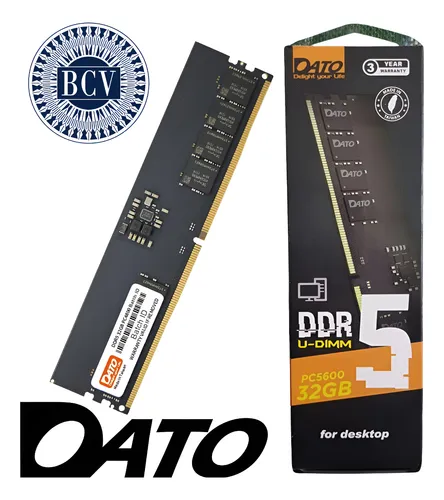 Barrette Mémoire RAM DDR5 U-DIMM 32 Go PC 5600 MHz Dato