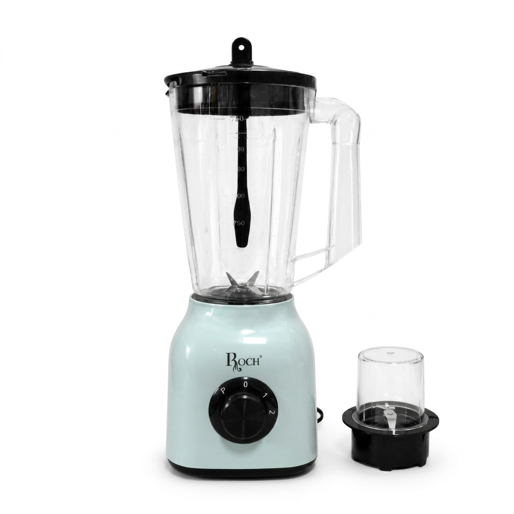 Roch Mixeur - 350W - 1.5 Litres - RBL-358-D - Vert - 1 mois de garantie