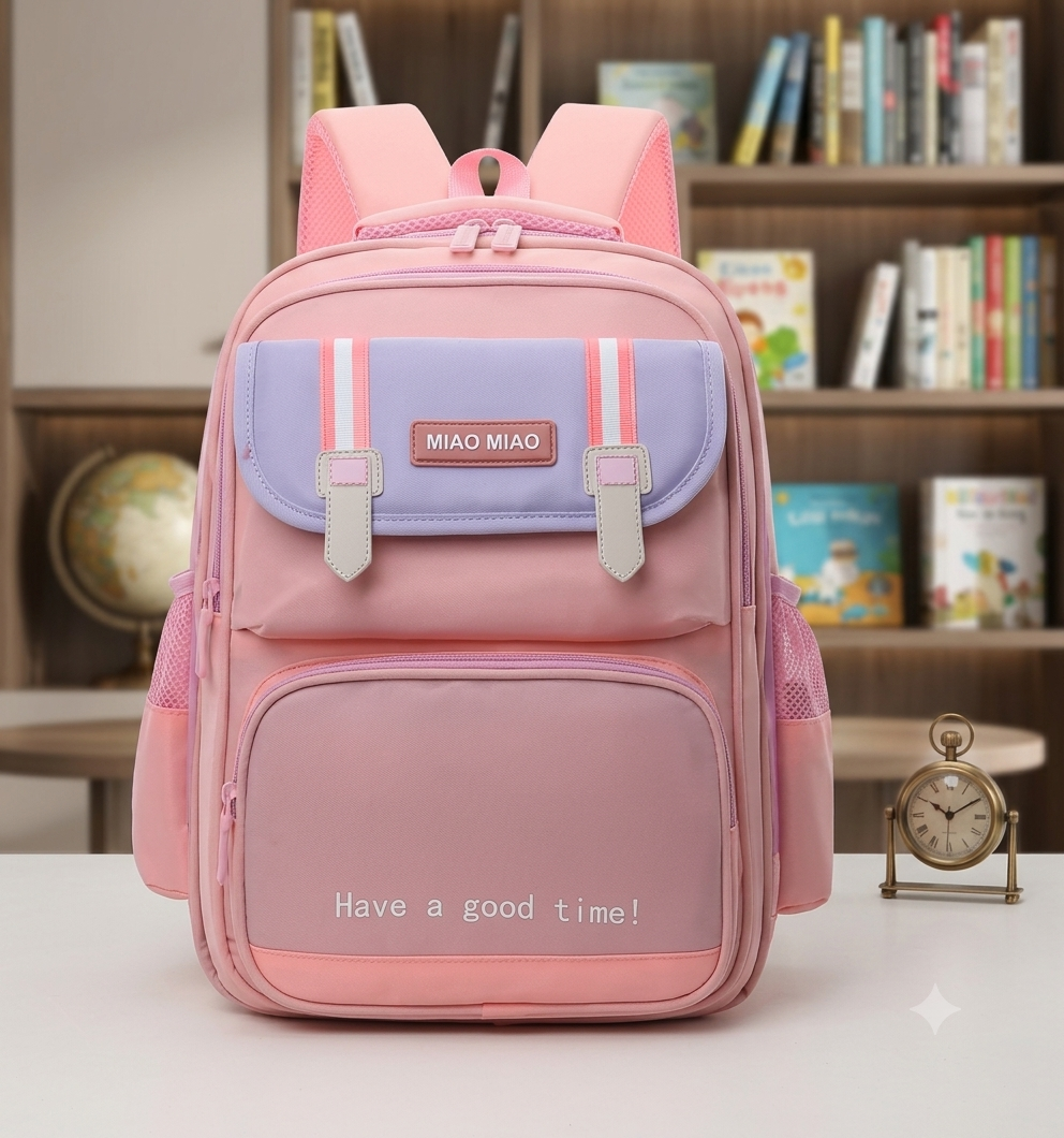 Sac à dos pour enfant CP1 au CE2- Hello Rose