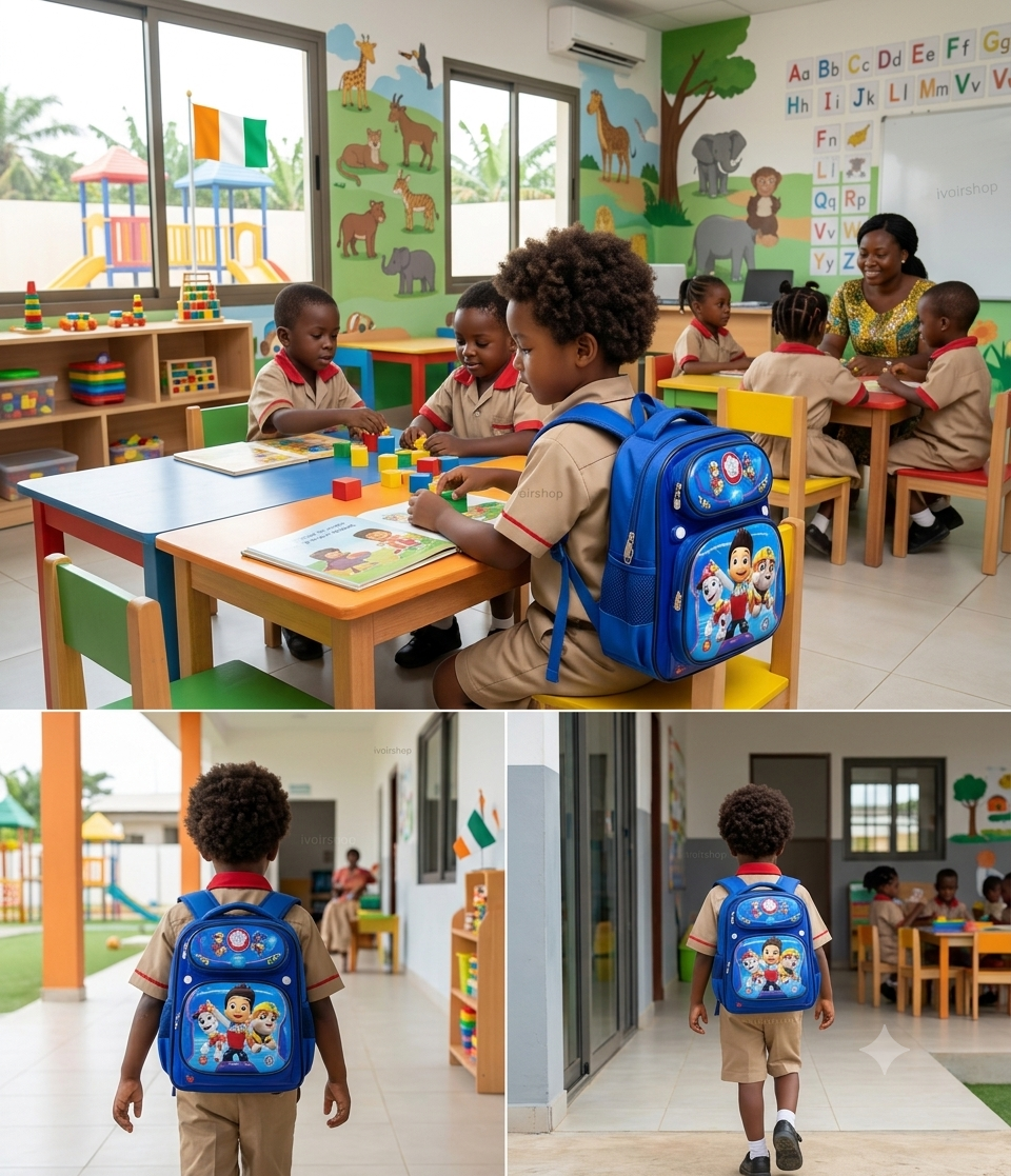 Cartable/Sac à dos pour enfant de la maternelle - Paw patrol Bleu