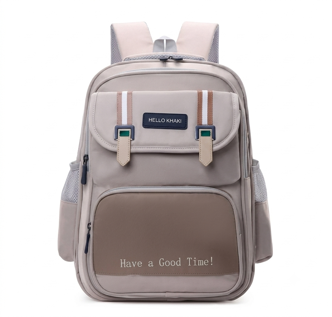 Sac à dos pour enfant CP1 au CE2- Hello Kaki