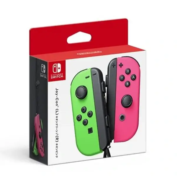 Manette Joy-Con Droit/Gauche pour Nintendo Switch – Vert/Rose