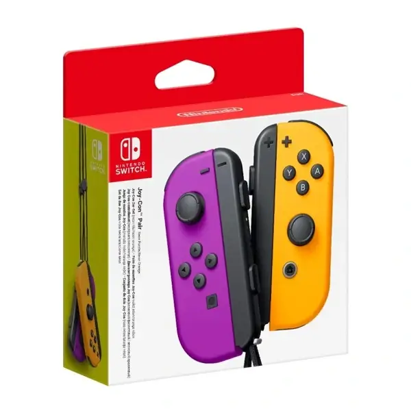 Manette Joy-Con Droit/Gauche pour Nintendo Switch – Violet/Jaune
