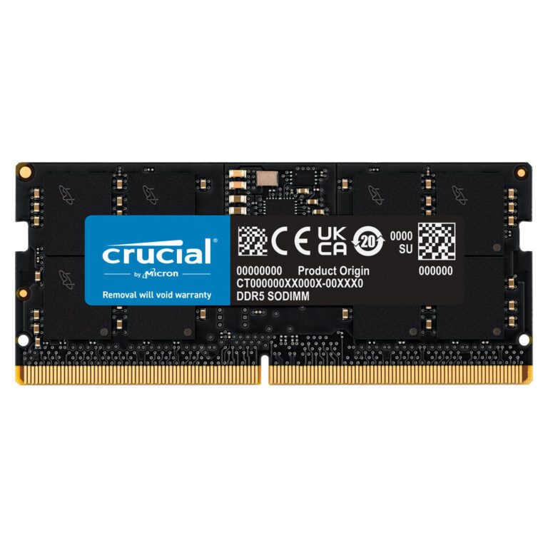 Barrette memoire Crucial SO-DIMM DDR5 16Go –  4800 MHz
