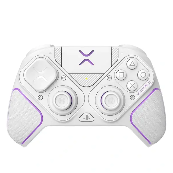 Manette Victrix Pro BFG – USB et Bluetooth – entièrement modulable – Autonomie jusqu’à 20 heures – compatible PC et PS5 – Blanc