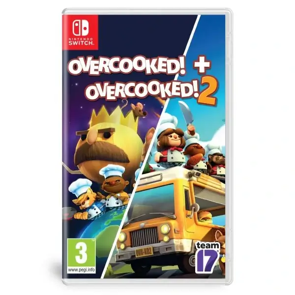 CD – Overcooked! + Overcooked! 2 – Jeu Nintendo Switch