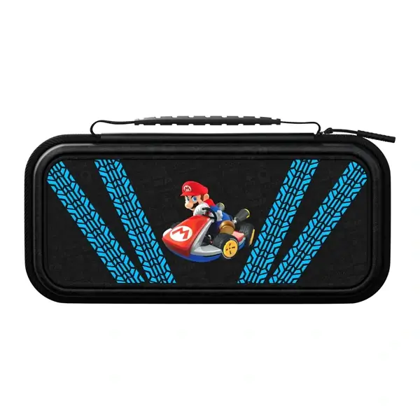 Pochette de protection pour console Nintendo – Semi-rigide – Compatible avec Switch OLED et Lite – PDP Travel Case Plus GLOW Mario Kart