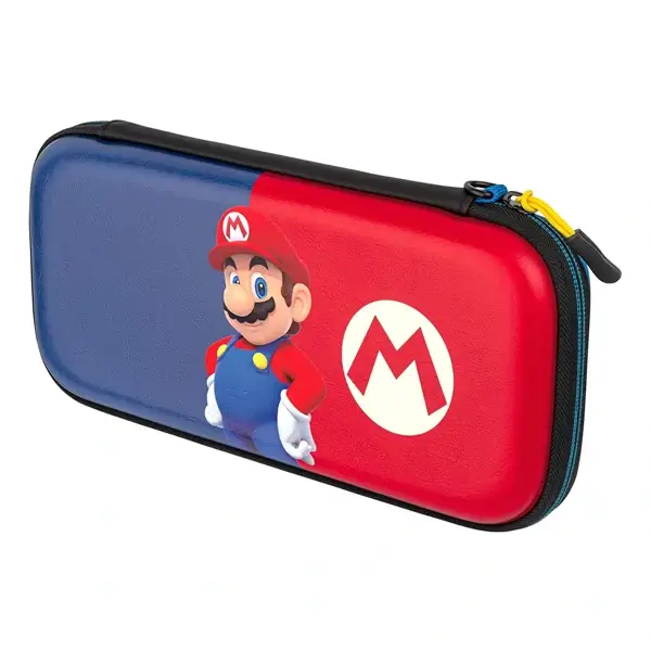 Pochette de rangement pour Nintendo – Semi-rigide – Compatible avec Switch OLED et Lite – Modèle PDP Travel Case + Super Mario