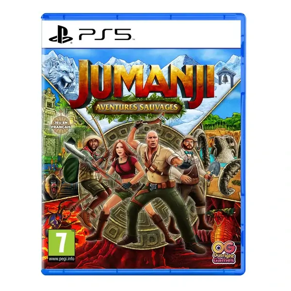 CD – Jumanji : Aventures Sauvages – Jeu PS5