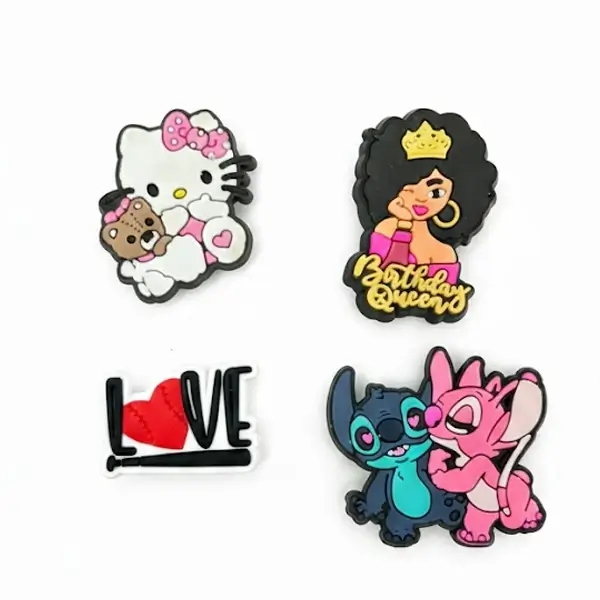 Stickers – Pack de 4 pour fille – Pour la Tablette Kidy Clips Tab – Love + fille + 2 câlins