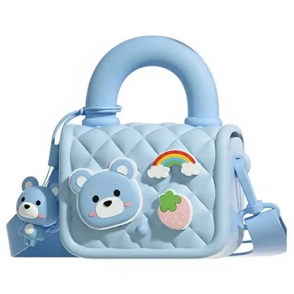 Mini Sac Enfant silicone – Collection SO.KOOOL Family – Bleu – 6972015805731