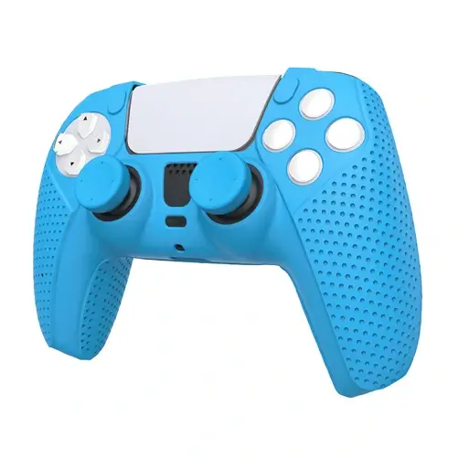 Coque de protection de manette PS5 Dobe – Silicone  – TP5-0559 – Bleu
