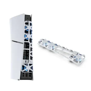 Ventilateur de refroidissement PS5 Slim Dobe – Équipé de plusieurs ventilateurs puissants – Alimentation USB – Blanc – TP5-3538S