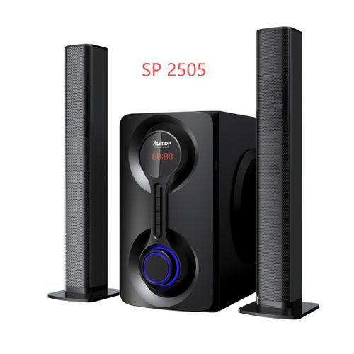 ALITOP Woofer SP 2505 – Chaîne HIFI - 40W – Bluetooth/USB/FM/TV/SD - Noir – Garantie 01 Mois