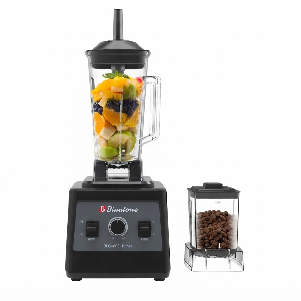 Binatone Blender - BLG 808- 800W - 1.5 L - Noir TURBO POWER