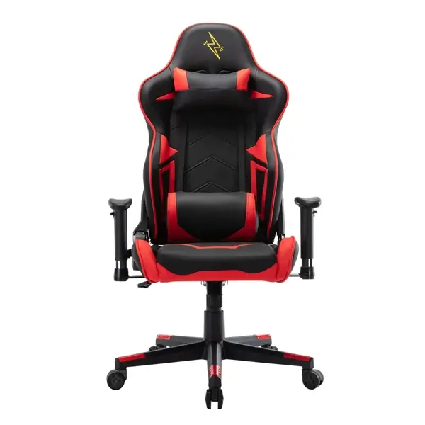 Chaise Gaming Urban Wave avec Dossier Haut Réglable et Accoudoirs 2D (Version OC Denver) – Rouge/Noir