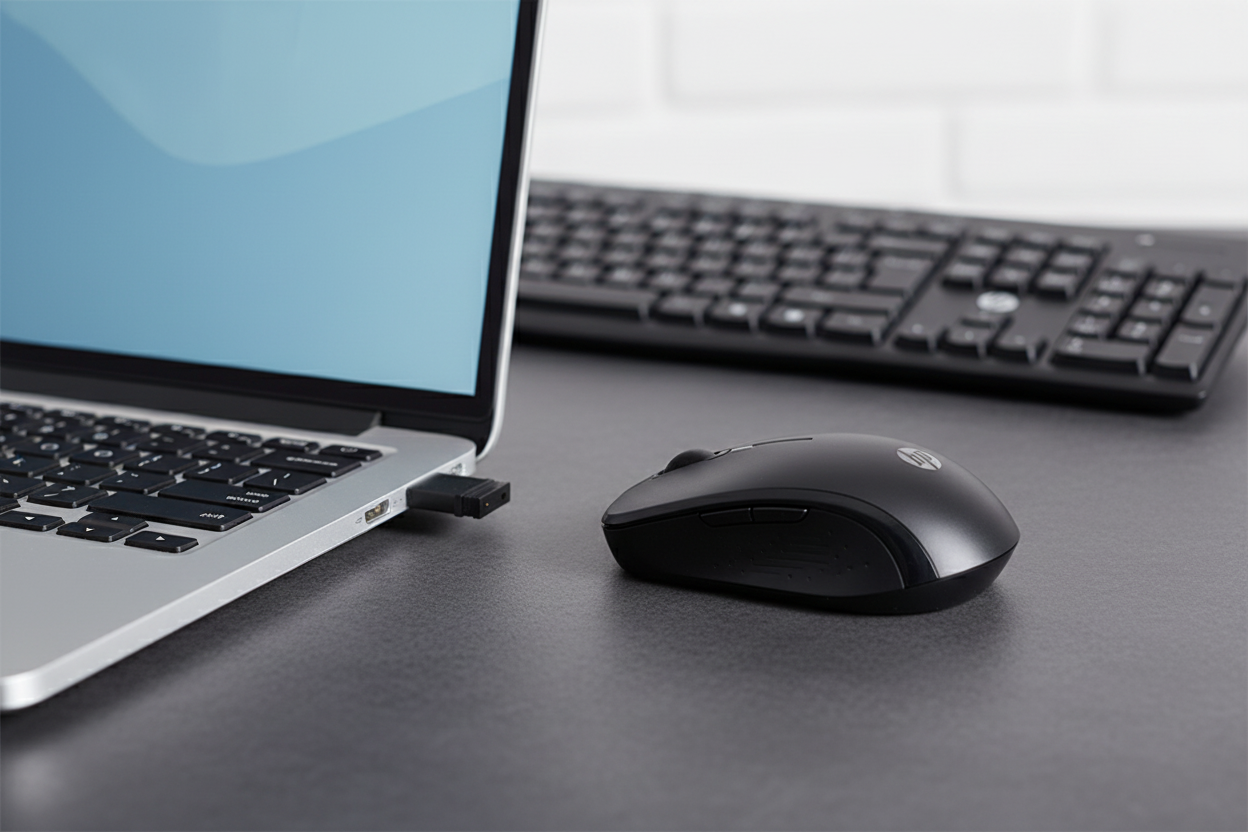 Clavier et Souris Sans Fil – Noir-2