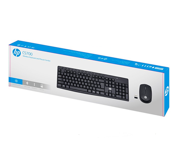 Clavier et Souris Sans Fil – Noir-3
