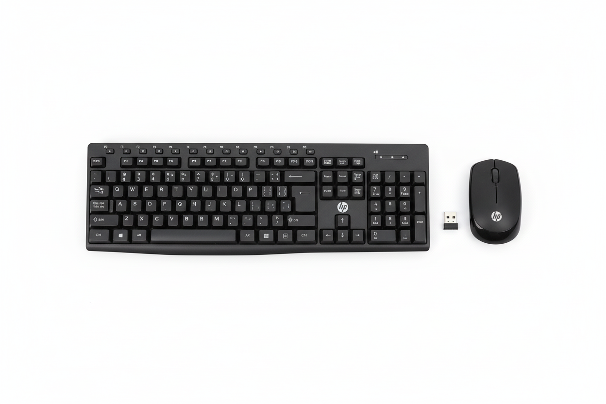 Clavier et Souris Sans Fil – Noir