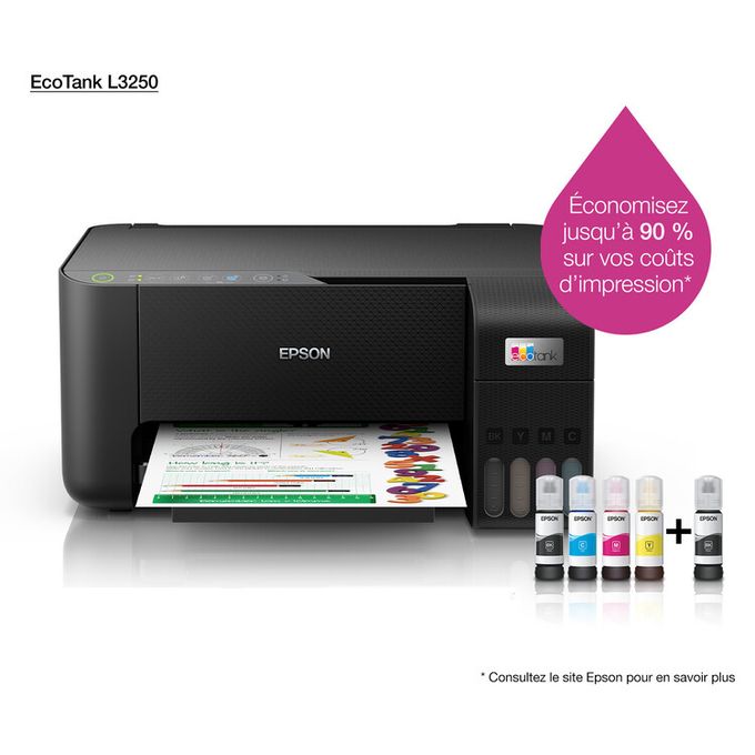 Epson EcoTank L3250 – Imprimante Multifonction Wi-Fi A4 | Impression, Scan & Copie Sans Cartouche-1