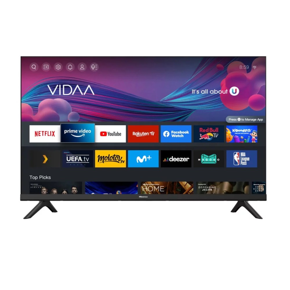 HISENSE 43'' TV DLED SMART TV -VIRTUAL X- Garantie 12 mois