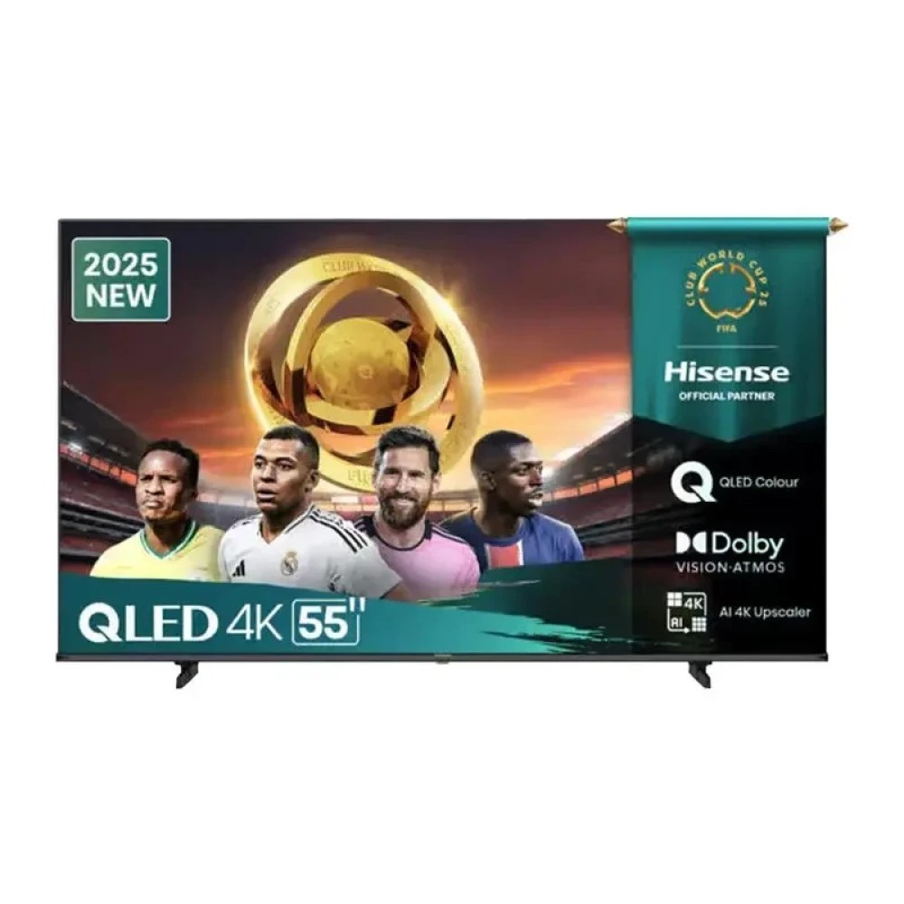 Hisense TV QLED 55 pouces- Q6Q (2025) - 4K VIDAA Smart TV - Commande Vocale - Garantie 12 mois
