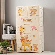 Armoire pour Bébé – Rangement Stylé et Fonctionnel pour la Chambre de Bébé commode pour bébé en enfant - Girafe