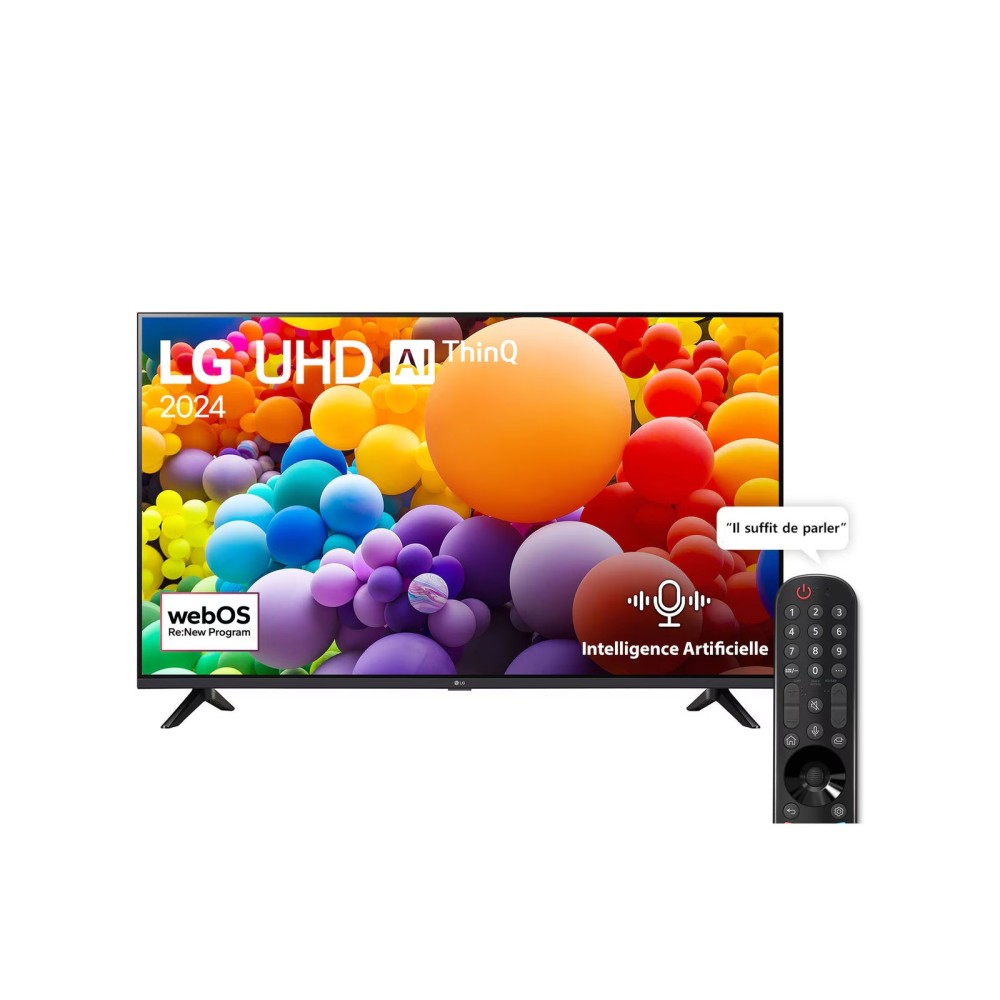 LG 65 pouces UT73 Smart TV UHD 4K, , Télécommande Magique IA HDR10 webOS25 - Garantie 12 mois