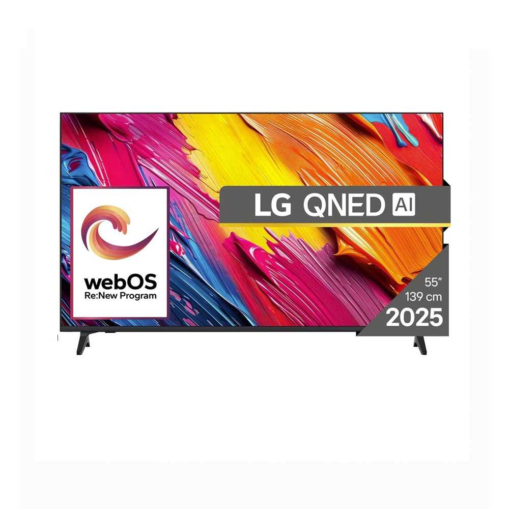 LG TV QNED 55" 4K UHD, HDR10, Processeur AI, Smart TV webOS25 - Garantie 12 mois