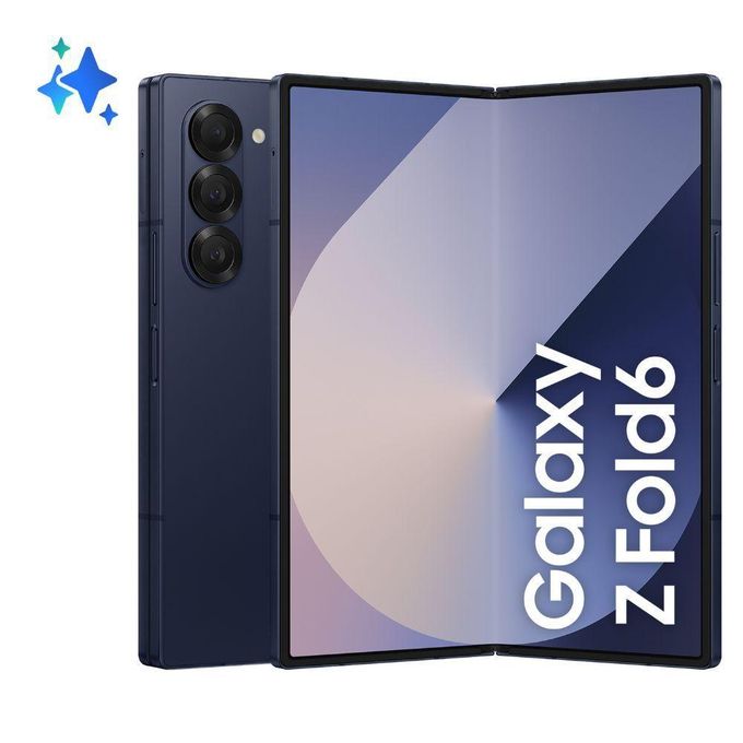 Partagez ce produit Samsung Galaxy Z Fold 6 5G * 7,6 pouces* (256GB - 12GB RAM) Blue - Triple capteur photo 50 Mpx - Batterie 4400 mAh - 1 SIM + eSIM