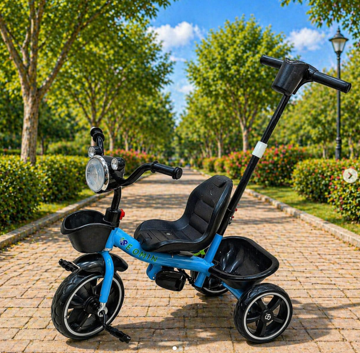 Vélo Tricycle pour bébé à 3 roues/vélo pour enfants – Avec poussette