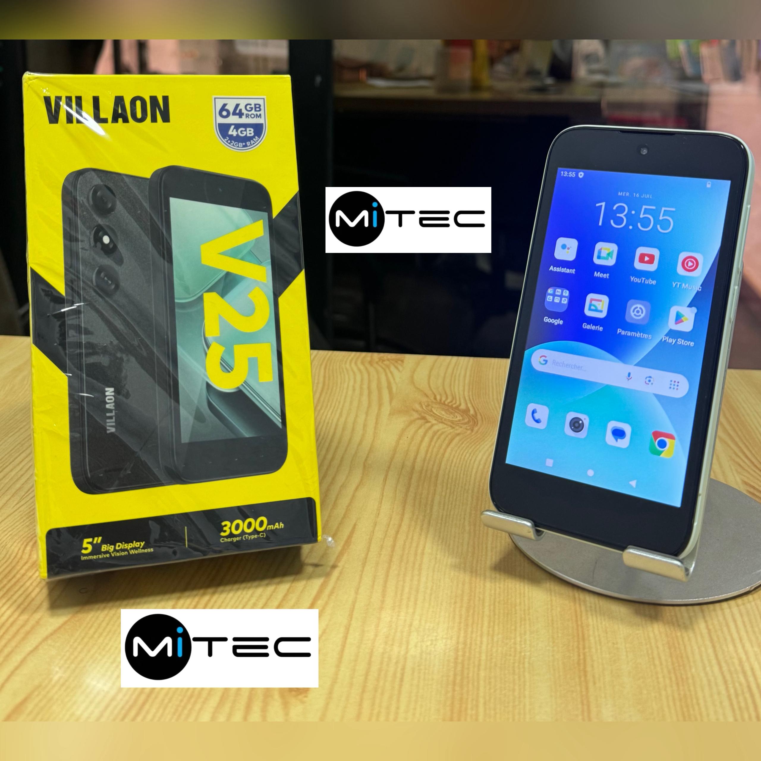 Villaon V25  Neuf - 4 GB - 32 GB - 8Mpx - 3000Mah - Android - 5 Pouces