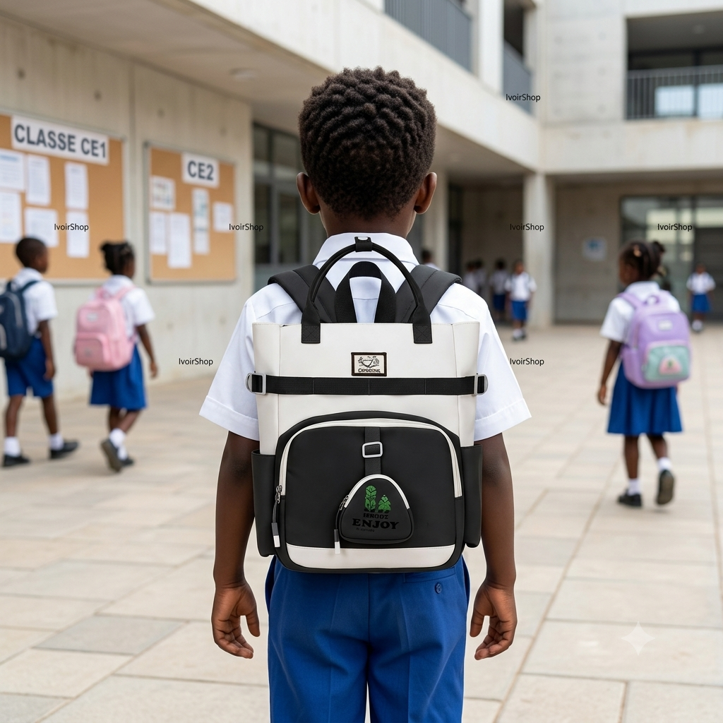 Sac à dos pour enfant CP1 au CE2- Enjoy Bleu nuit