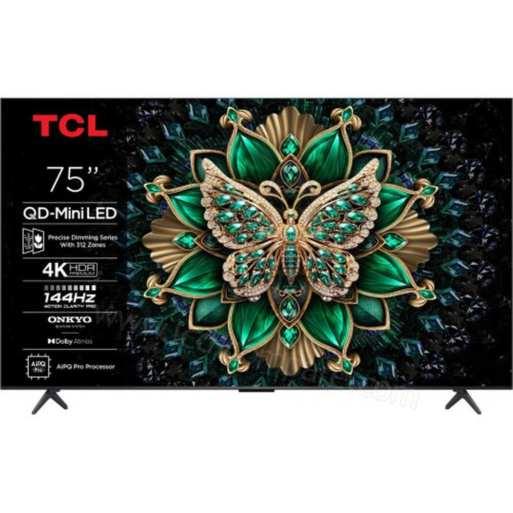 TCL 75 POUCES C6K SERIES (2025) - QLED - QD MINI LED- GOOGLE TV - Garantie 12 mois
