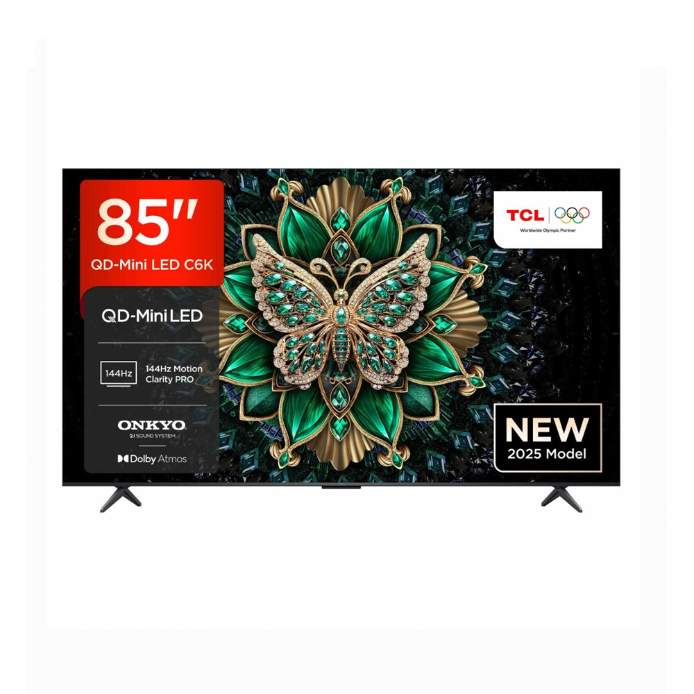 TCL 85 POUCES C6K SERIES (2025) - QLED - QD MINI LED- GOOGLE TV - Garantie 12 mois