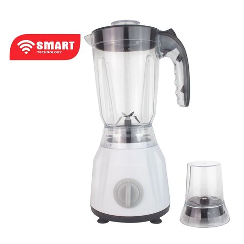 SMART TECHNOLOGY Blender Incassable STPE-2222ILW - 350 W – 1.5 Litres- Mélangeur 2 En 1 Avec Broyeur- Blanc - 3 Mois De Garantie