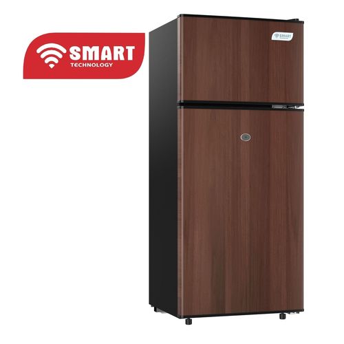 SMART TECHNOLOGY Réfrigérateur Smart 2 Portes 100L (STR-135WH) - Couleur Bois-12 Mois De Garantie