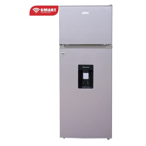 SMART TECHNOLOGY Réfrigérateur 2 Portes DFRST Smart 210L Avec Distributeur d'Eau Intégré (STR-321WK) -Grille Arrière / Gris-12 Mois de Garantie