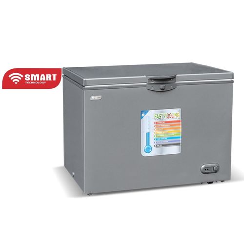 SMART TECHNOLOGY Congélateur Horizontal COOL PACK (STCC-385) - 327L- Gris / Avec Grille à l’Arrière / Garantie 12 Mois.