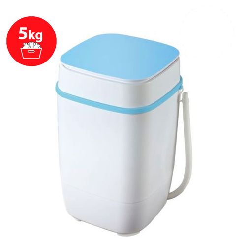SMART TECHNOLOGY Mini Machine a laver STMLS-5K Semi-Automatique- 5Kg- Lavage et Essorage- Bleu-Blanc-Garantie 6 Mois.