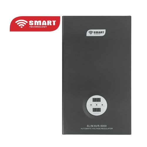 SMART TECHNOLOGY Stabilisateur Mural Automatique SMART (AVR-5000WVA)-Gris- Garantie  7 Mois