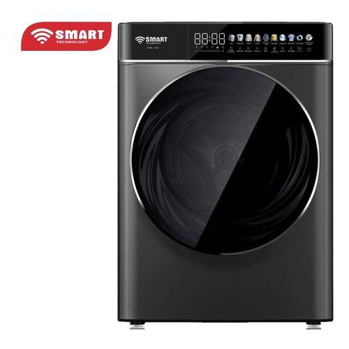 SMART TECHNOLOGY Machine à Laver Automatique -Avec Essorage-STML-10M - 10Kg - Gris - Garantie 06 Mois
