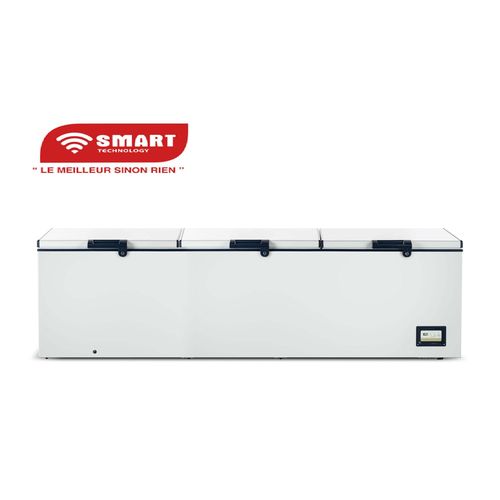 SMART TECHNOLOGY Congélateur Horizontal 3 Battants Smart 1388L (STCC-1300) - Blanc - Garantie 12 Mois