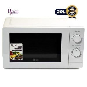 Roch Micro-ondes 20 litres - 700 W - 5 niveaux de puissance - Gris