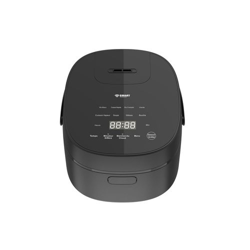 SMART TECHNOLOGY Cuiseur à Riz Multifonction 8 en 1 – STPE-5014W – Capacité 1.5 Litres – 800W – Écran Tactile – Cuve Anti-adhésive – Noir (Garantie 3 Mois)