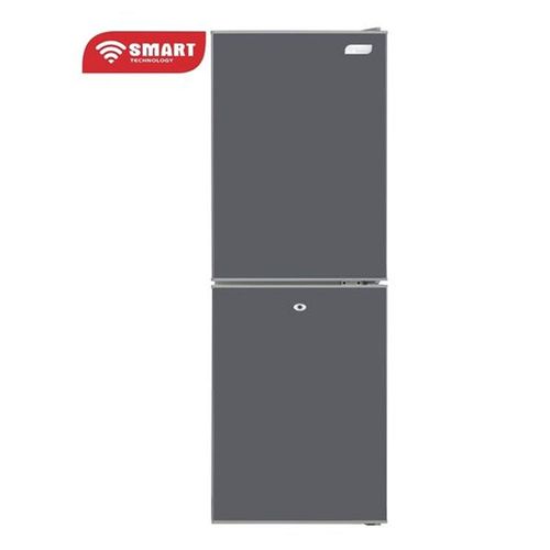 SMART TECHNOLOGY Réfrigérateur Combiné DFRST 3 Tiroirs 133 Litres (STCB-155H) - Gris/ Garantie 12 Mois