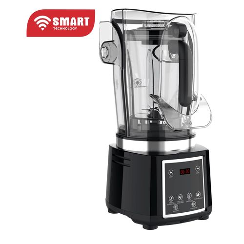 SMART TECHNOLOGY Blender Multifonctions (STPE-8033P) Avec Bol Incassable - Résistant à L'eau - Ecran Tactile/ Moteur En Cuivre Pur - 800 W- 2L-  Noir / Garantie 3