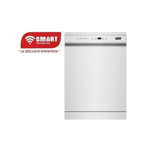 SMART TECHNOLOGY Lave-Vaisselle 4 KG(STLV-4H) -1900 W / 12 Couverts - 6 Programmes Et 2 Paniers / Gris- Garantie 12 Mois