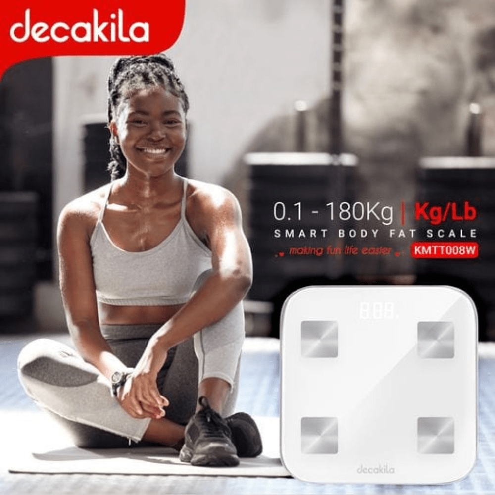 Balance de graisse corporelle intelligente Decakila 180 kg - KMTT008W-2